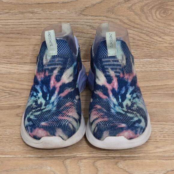 Skechers Little Girls Ultra Flex 2.0 Blue Violet Slip-On Sneakers Size Kids 3 - Picture 2 of 7